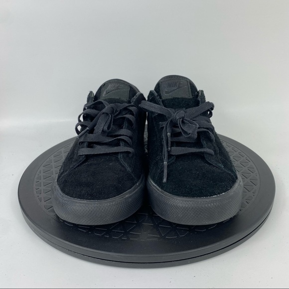 Nike Blazer Low Premium CDG Comme Gracons Black Suede 633699-009 Men's Size 6 - Picture 10 of 14